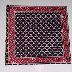 Vera Bradley Black and Red Geometric Photo Album